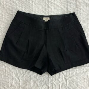 J. Crew black tailored shorts